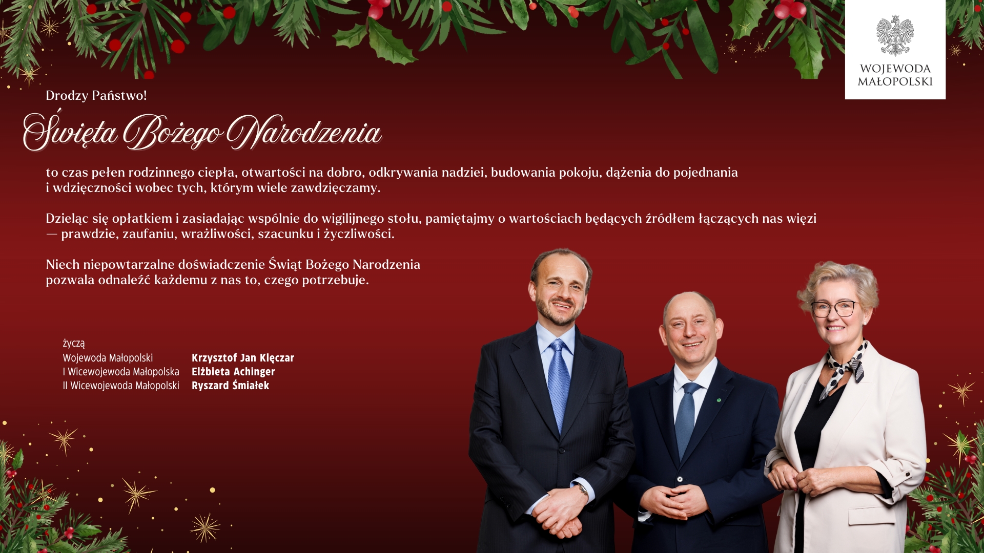 Życzenia Boże Narodzenie